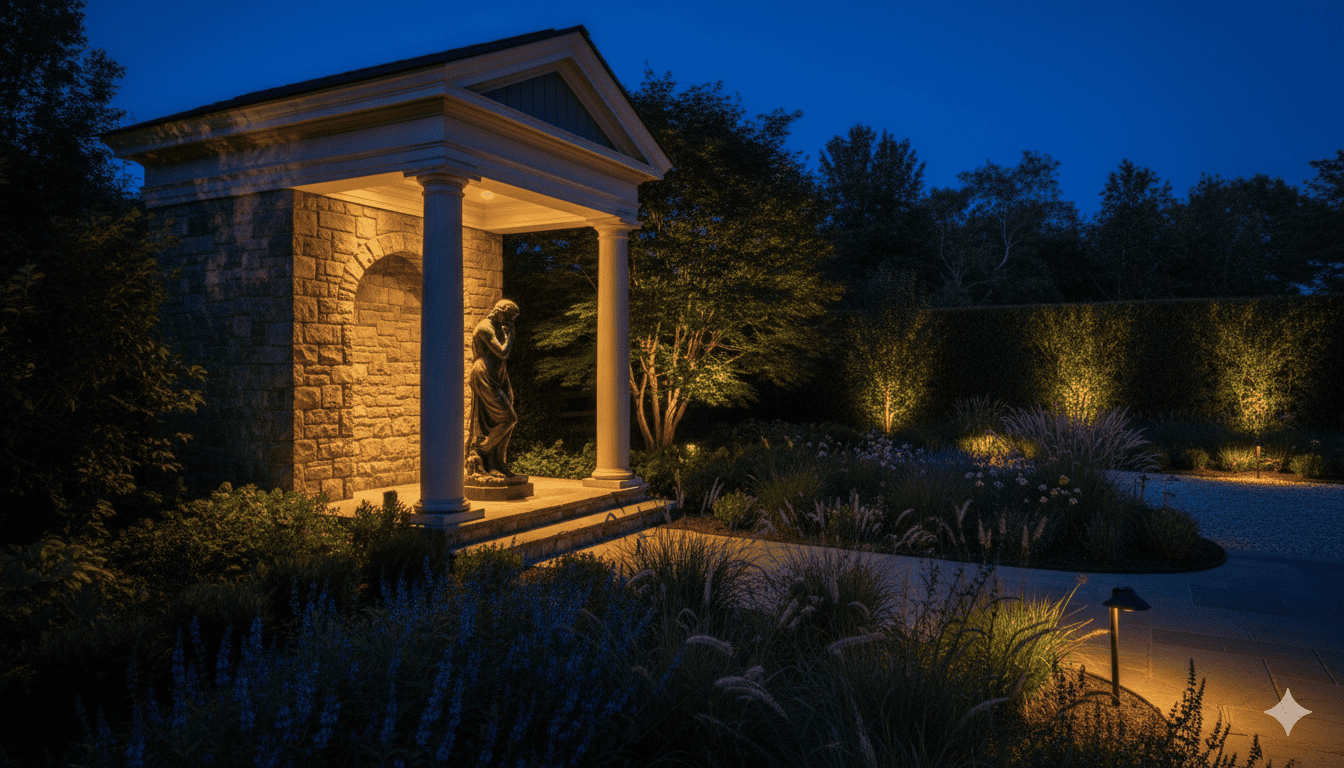 Garden accent lighting