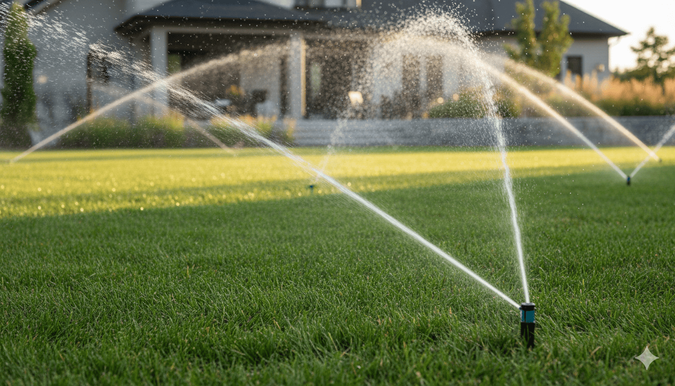 Sprinkler system installation